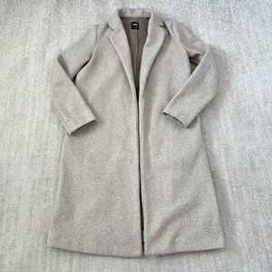 Zara Tan Long Cardigan Coat S